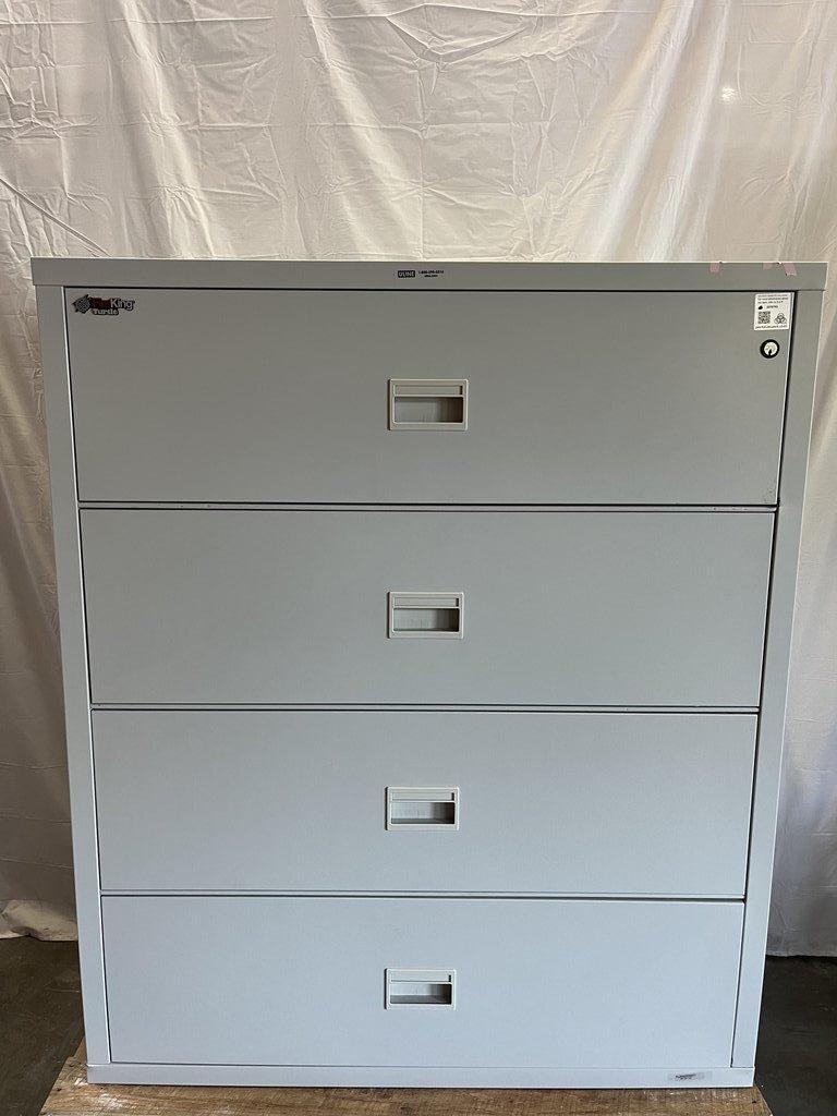 FireKing Turtle Cabinet Facility Fireproof 4-Drawer USA Secure Protect